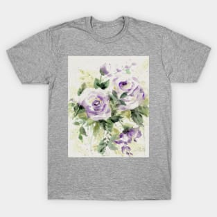 Washy Purple Roses B T-Shirt